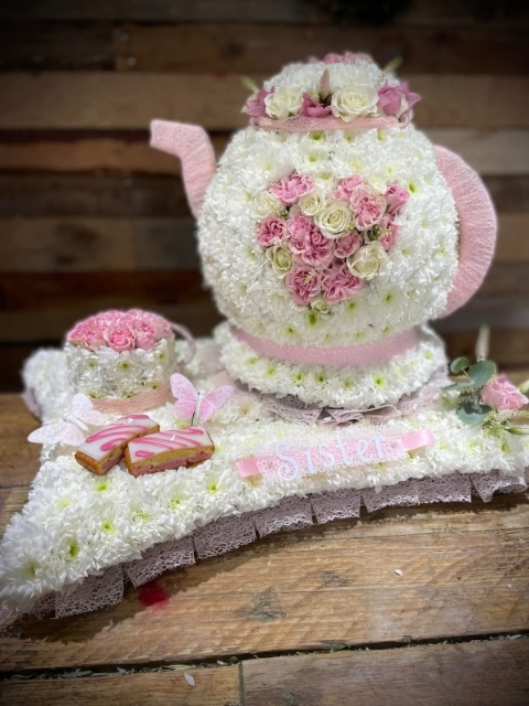 Tea Pot ona Tray